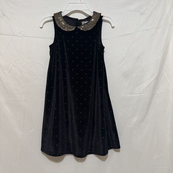 Girls black & gold Epic threads dress - Picture 1 of 5